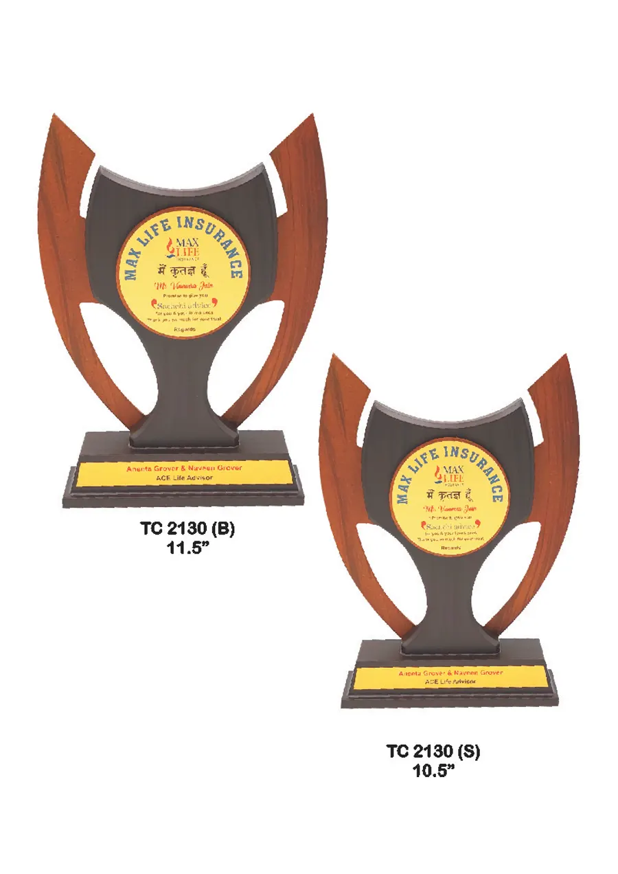 Wooden trophy manufacturer in India